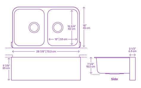 Kitchen Sink Drain Dimensions