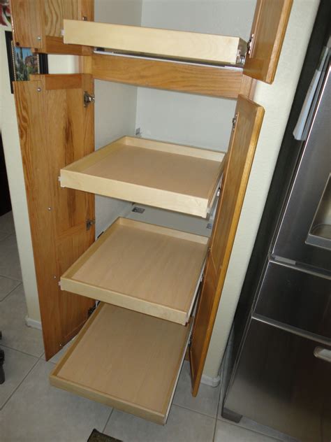 Pull Out Shelves Made to Fit Slide Out Shelves, LLC Slide out shelves, Kitchen pantry