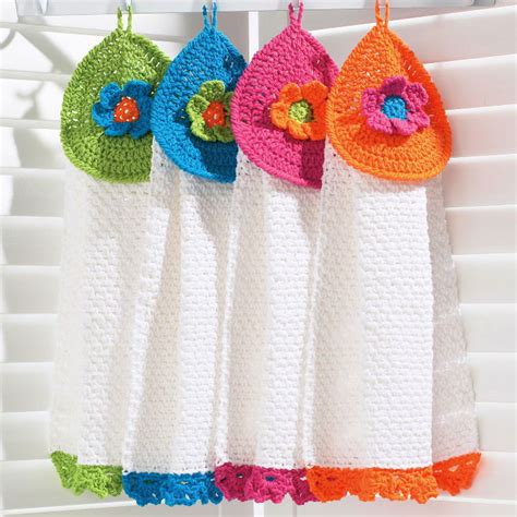 Kitchen Towel Crochet Topper