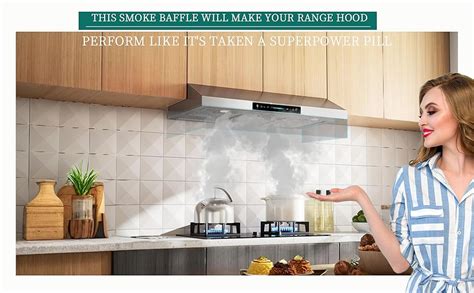 Kitchen Vent Hood with Smoke