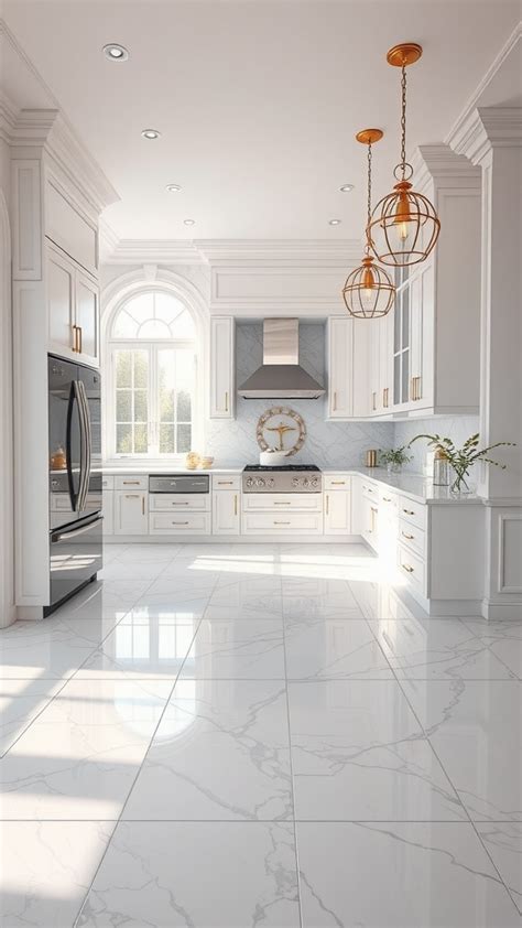 Kitchen White Tile