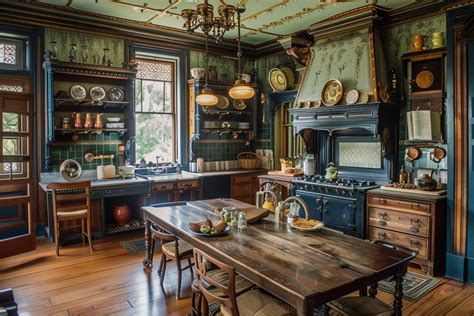 Kitchen in keeping with the original architecture
