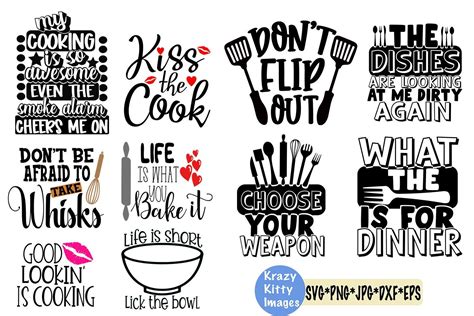 Kitchen sayings SVG bundle, Cook SVG