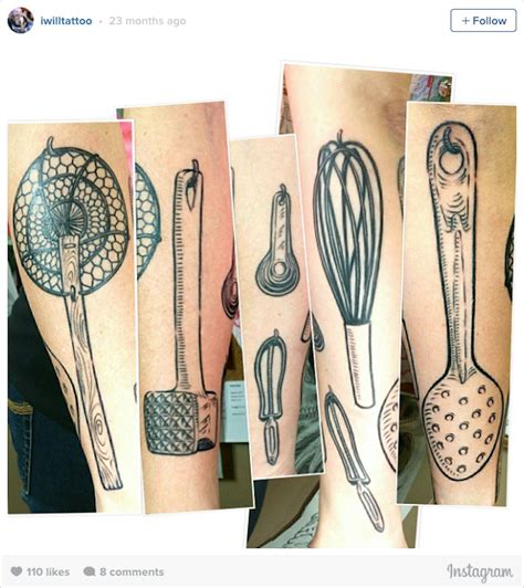 Kitchen Ink A Photo Essay that Pairs Chefs With Tattoos