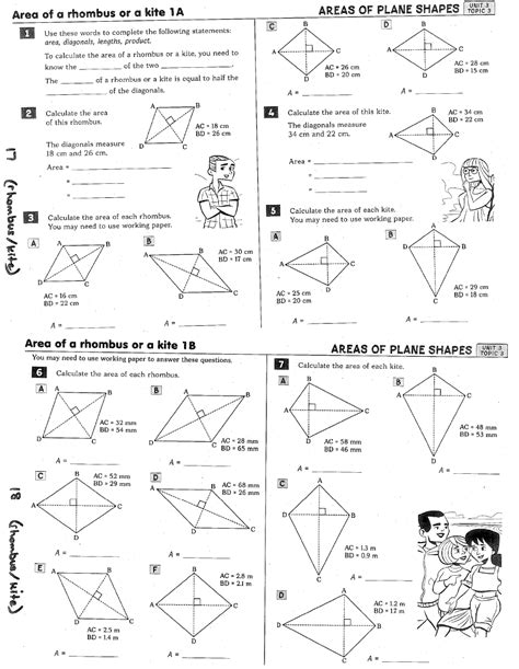 Kite Worksheet With Answers