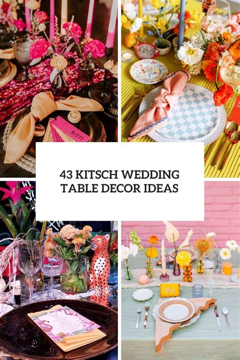Kitsch Wedding Decor