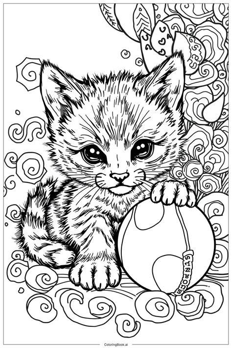 Kitten Coloring Pages