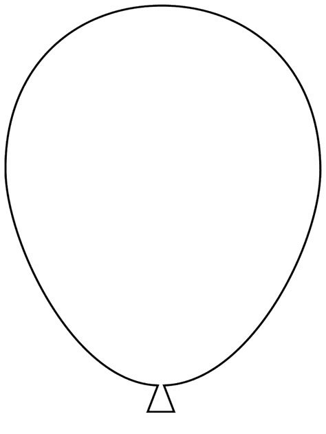 Kleurplaat Ballon