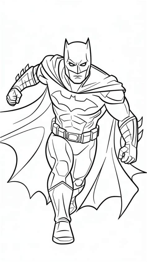 Kleurplaat Batman
