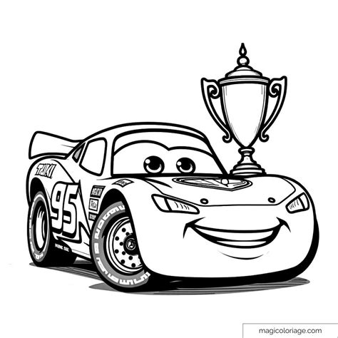 Kleurplaat Cars