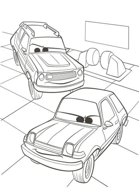 Kleurplaat Cars 2
