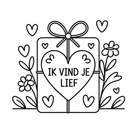 Kleurplaat Lief