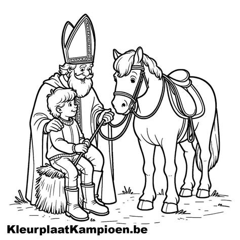 Kleurplaat Piet