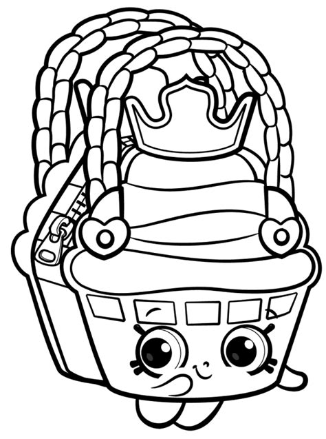 Kleurplaat Shopkins