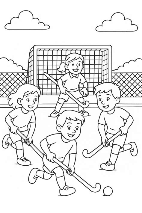 Kleurplaat Sport
