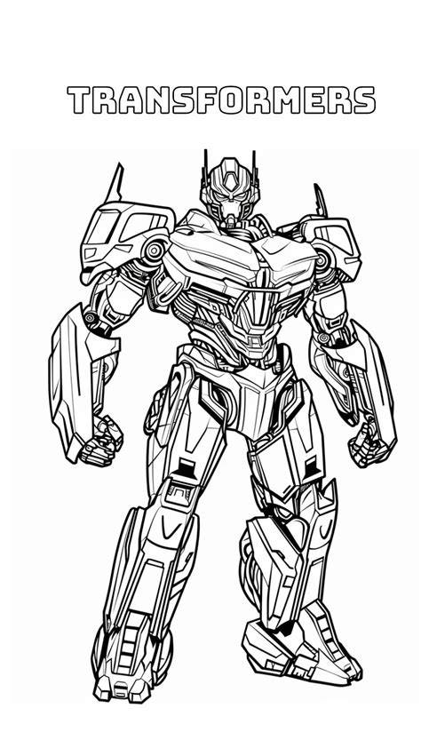 Kleurplaten Transformers