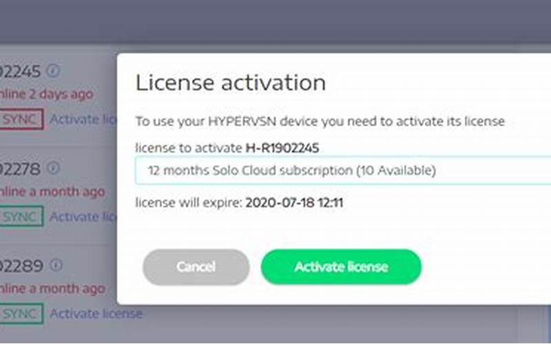 Klik Activate License