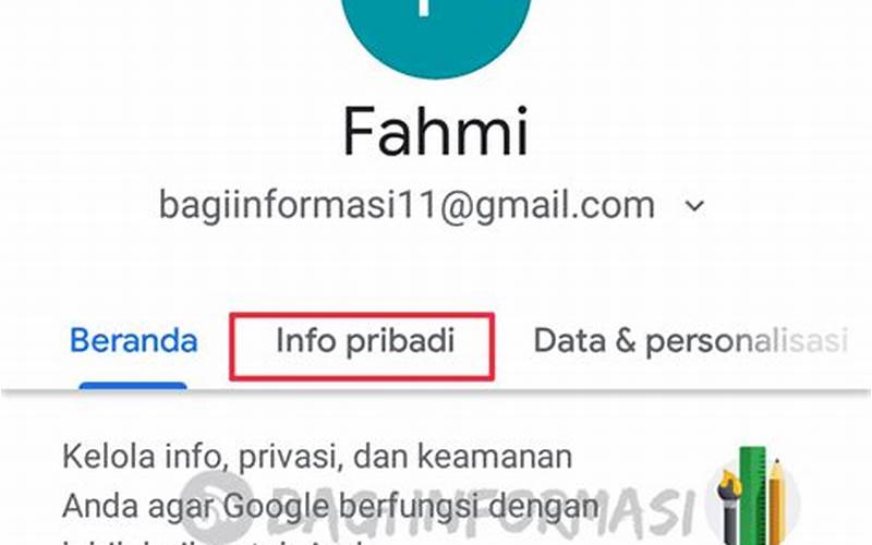 Klik Ikon Profil Di Aplikasi Gmail Android