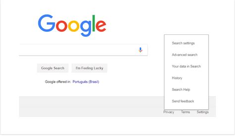 Klik Search Settings di Google