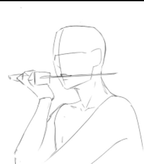 Knife Boy Drawing