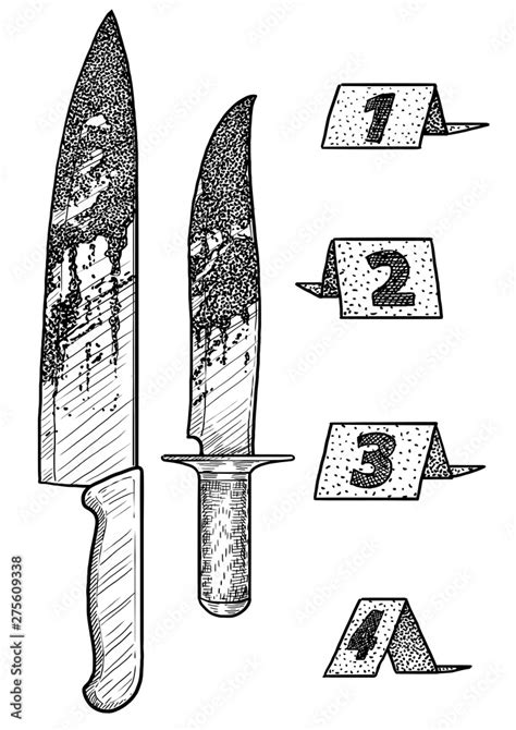 Knife Crime Drawing