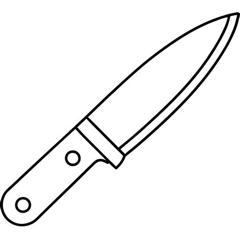 Knife Drawing Coloring