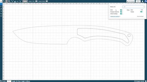 Knife Drawing Software