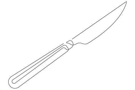 Knife Drawing Vector Free
