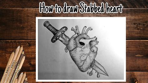 Knife In Heart Drawing