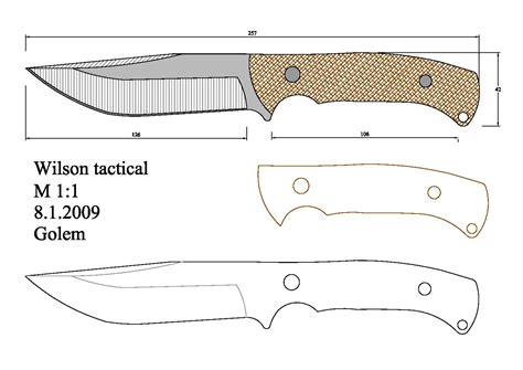Knife Template Designs