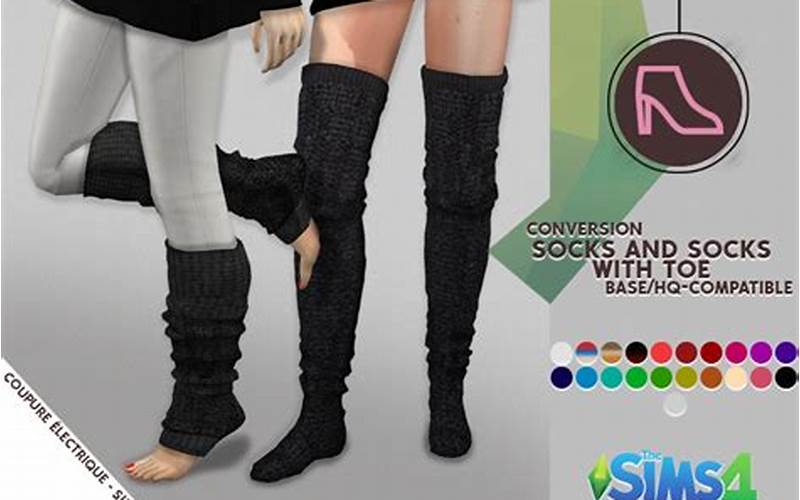 Knit Leg Warmers Sims 4 Cc