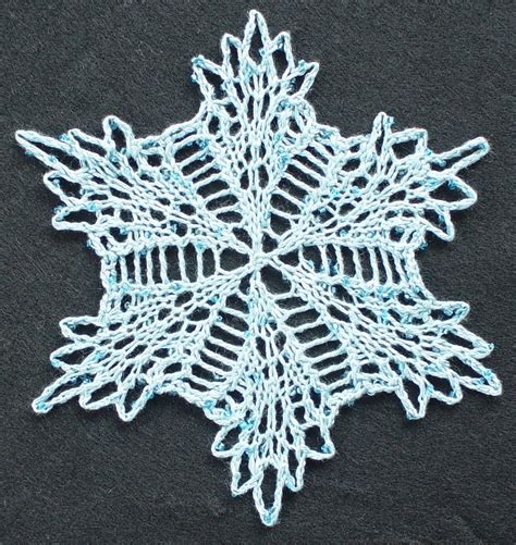 Knit A Snowflake Pattern