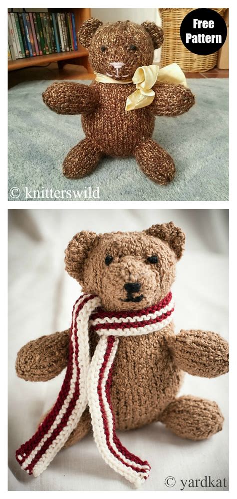 Knit A Teddy Free Pattern