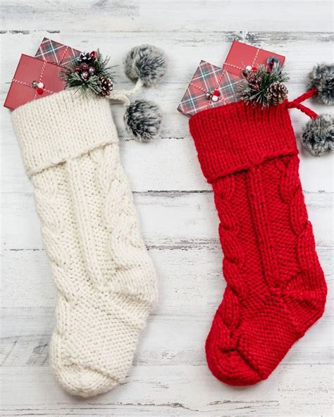 Knit Christmas Stockings