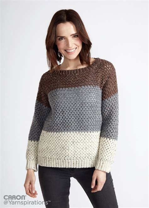 Knit Look Crochet Sweater