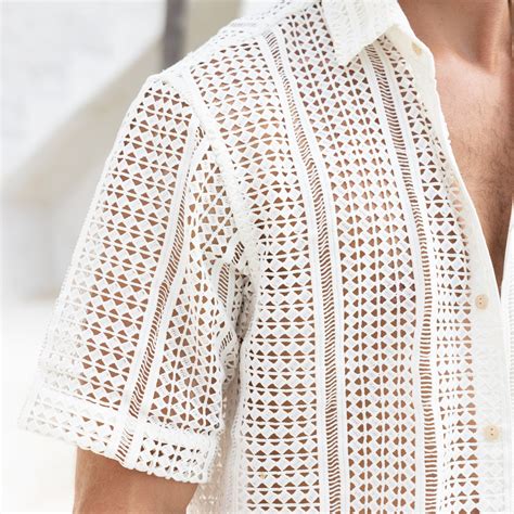 Knitted Crochet Shirt