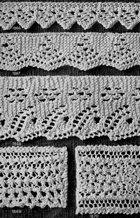 Knitted Edging Patterns