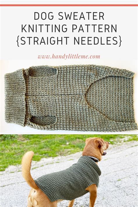 Knitted Sweater Patterns For Dogs Free