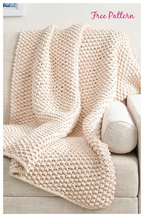 Knitting Pattern For A Throw