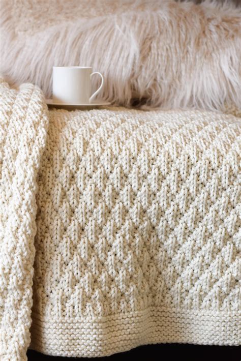 Knitting Pattern For Blanket