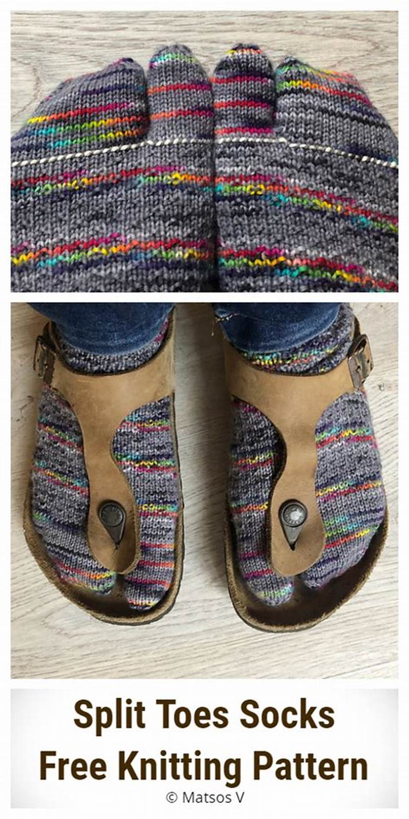 Knitting Pattern For Split Toe Socks