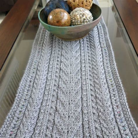 Knitting Patterns For Table Runners