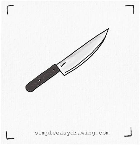 Knives Easy Drawing