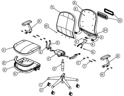 Knoll Generation Chair Replacement Parts