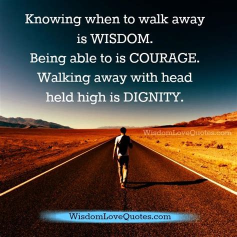 Know When to Walk Away
