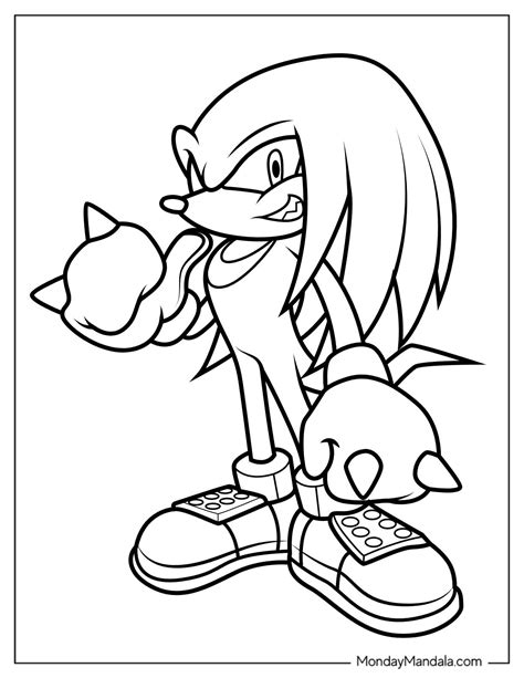 Knuckles Color Page