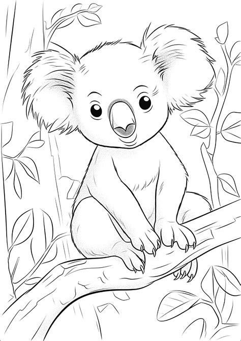 Koala Bear Color Page