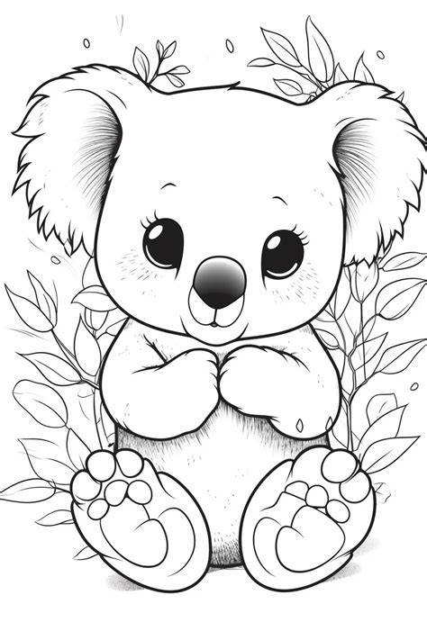 Koala Bear Coloring Pages