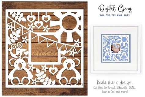 Download Koala Frame Design For Cricut