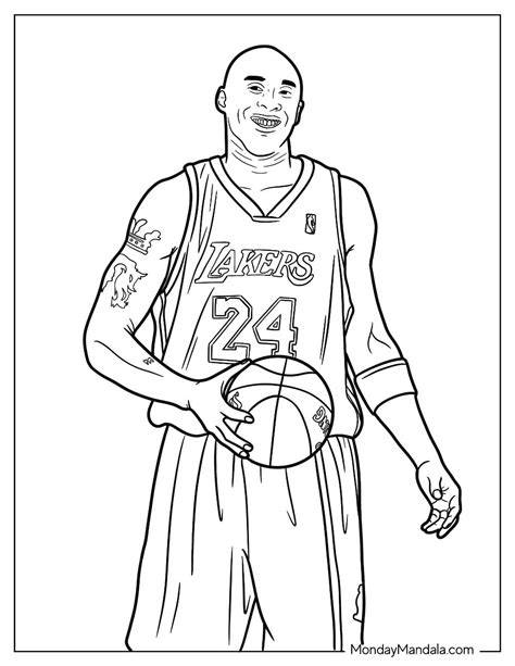 Kobe Bryant Coloring Page